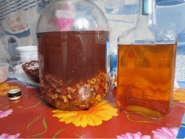 Teintures thérapeutiques de parasites